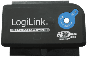 LOGILINK AU0028 - Adapter USB 3.0 > SATA / IDE mit OTB
