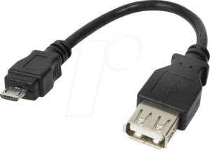 LOGILINK AU0030 - Adapter USB 2.0 Micro-B Stecker > A Buchse