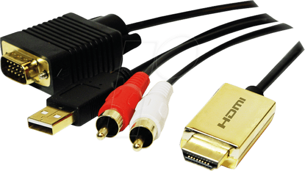 LOGILINK CV0052A - HDMI A auf VGA