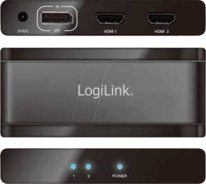 LOGILINK CV0093 - 2-Port 4K DisplayPort zu HDMI Splitter