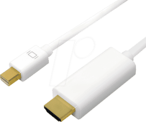 LOGILINK CV0123 - Mini DisplayPort 1.2 auf HDMI A Stecker
