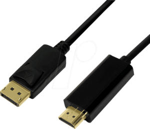 LOGILINK CV0126 - DisplayPort 1.2 auf HDMI A Stecker