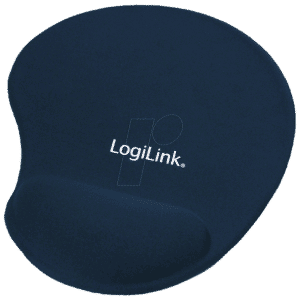LOGILINK ID0027B - Mauspad mit Silikon Gel Handauflage