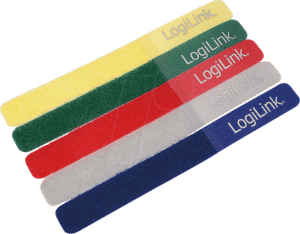 LOGILINK KAB0008 - Kabelbinder mit Klettverschluss