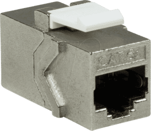 LOGILINK NK4017 - Keystone RJ45 Buchse > Buchse Cat.6A STP