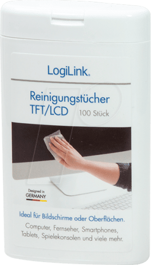 LOGILINK RP0010 - Reinigungstücher für TFT-