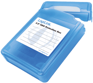 LOGILINK UA0133 - Festplatten Schutz-Box für 1x 3.5'' blau