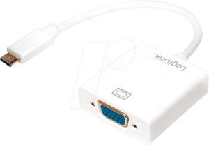 LOGILINK UA0237A - Adapter USB 3.1 C-Stecker auf VGA-Buchse