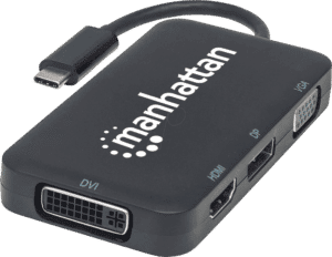 MANHATTAN 152600 - USB 3.1 Type-C 4-in-1 Audio/Video-Konverter