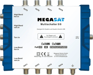 MEGASAT 0600150 - Multischalter 5 in 8