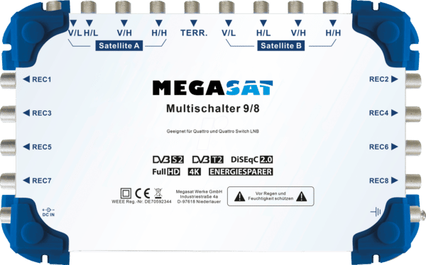 MEGASAT 0600151 - Multischalter 9 in 8