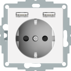 ME 23660319 - Steckdose mit USB Ladegerät 16 A