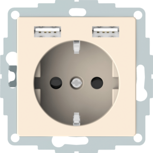 ME 23660344 - Steckdose mit USB Ladegerät 16 A