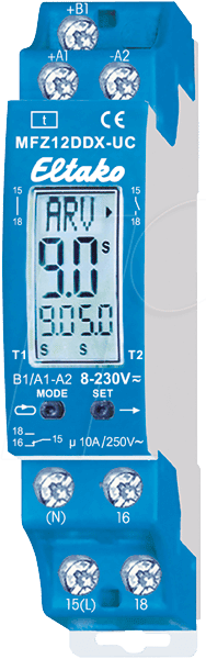 MFZ12DDX-UC - Multifunktions-Zeitrelais - 1 Wechsler