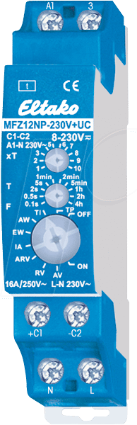 MFZ12NP-230VUC - Multifunktions-Zeitrelais - 1 Schließer