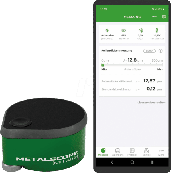 MI-LAB 2 FP - Foliendicken Prüfung für Aluminiumlegierungen