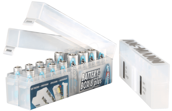 MIGNONBOX - Batteriebox für 8 Mignon-/Micro-Akkus