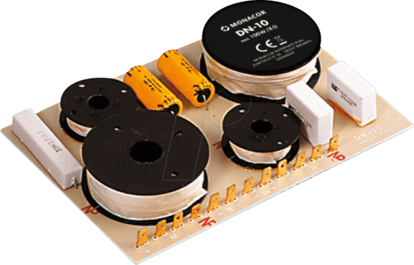 MON DN-10 - 3-Wege-Weiche für 8 Ohm