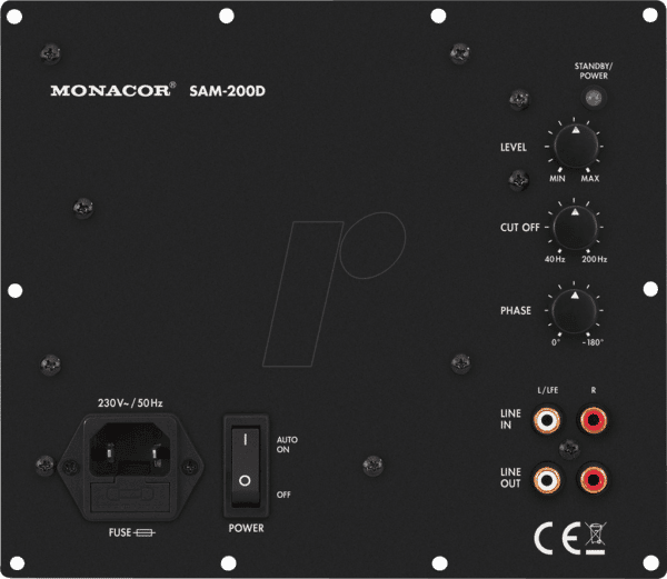 MON SAM-200D - Class-D-Subwoofer-Aktiv-Modul