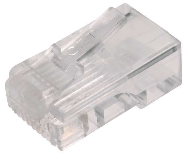 MP 8-4R - Modular Stecker RJ45 für Rundkabel