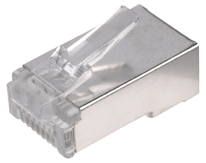 MP 8-8RG - Modular Stecker RJ45 für Rundk.