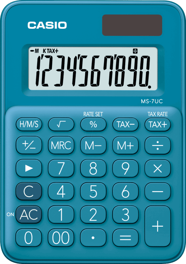 CASIO MS7UCBU - Casio Taschenrechner