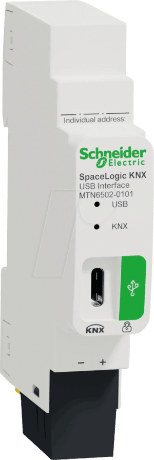 SE MTN6502-0101 - SpaceLogic KNX USB-Schnittstelle DIN-Schiene