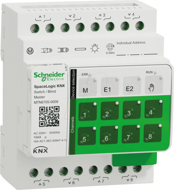 SE MTN6705-0008 - SpaceLogic KNX Master Schalter/Jalousie