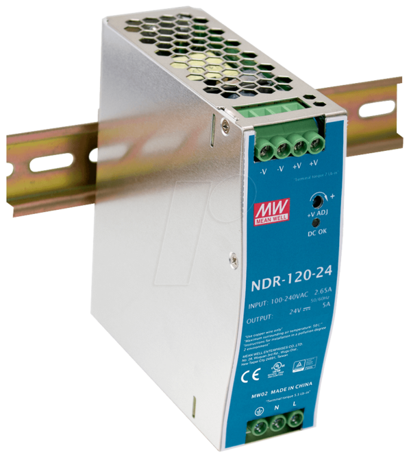 MW NDR-120-12 - Schaltnetzteil