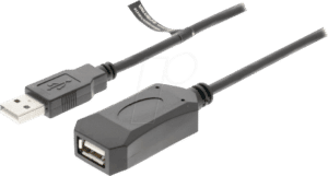 N CCGP60EXTBK100 - Aktives USB 2.0-Verlängerungskabel