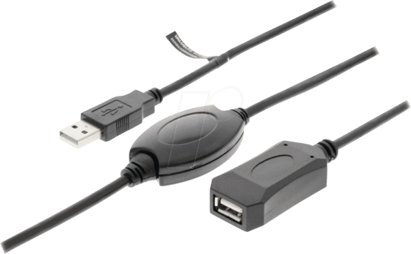 N CCGP60EXTBK200 - Aktives USB 2.0-Verlängerungskabel