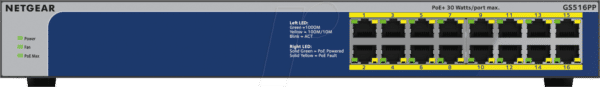 NETGEAR GS516PP - Switch