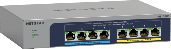 NETGEAR MS108UP - Switch
