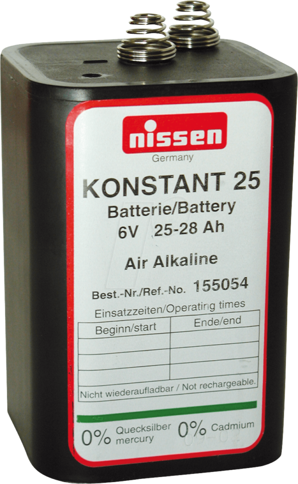 NISSEN 155054 - Blockbatterie Nissen KONSTANT 25
