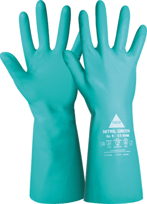 HASE 904000 9 - Chemikalienschutzhandschuh Nitril Green