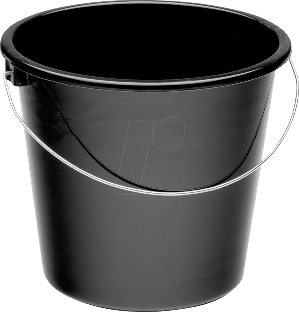 EIMER 5L SW - Haushaltseimer 5l schwarz