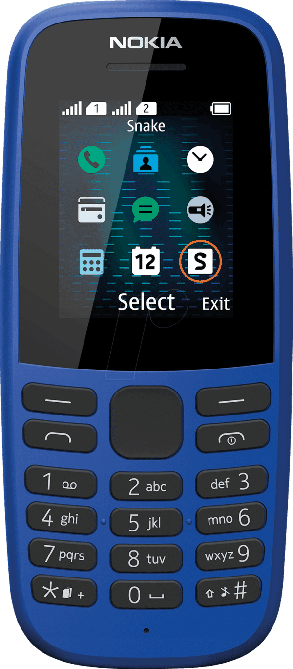 NOKIA 105 BL - Mobiltelefon