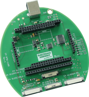 EA 9781-2USB - USB-Testboard für OLED