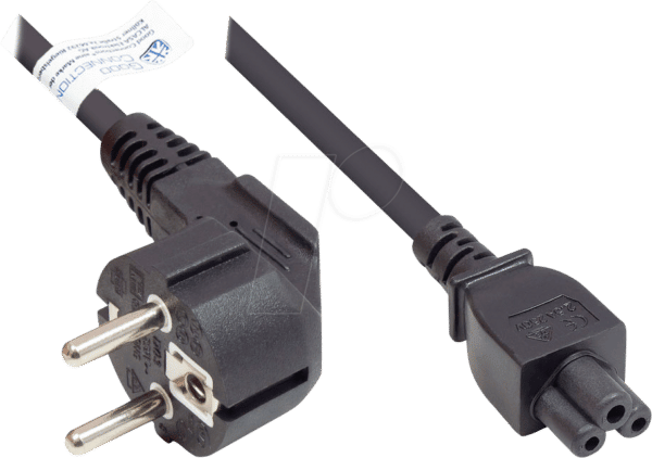 GC P0105-S030 - Netzkabel Typ E+F CEE 7/7 auf C5