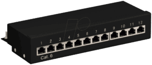 PATCHPANEL 12-6S - Mini-Patchpanel