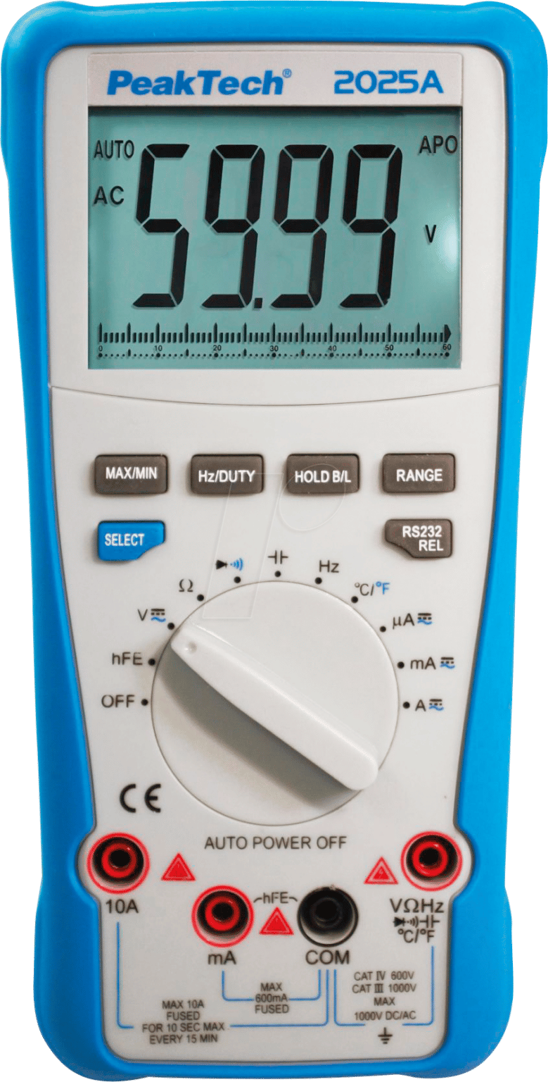 PEAKTECH 2700-2 - Erdungswiderstandsprüfgerät, 2000 Counts, 20 - 2000