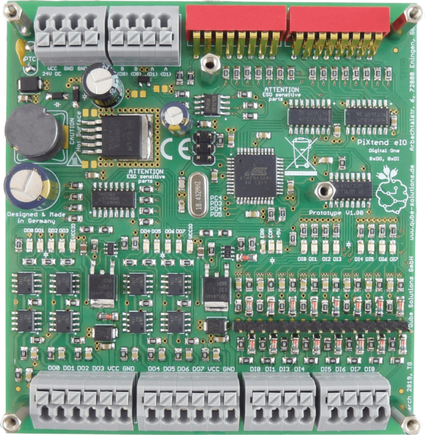 PIXTEND EIO DIGB - Entwicklerboards - SPS PiXtend eIO Digital One Basic