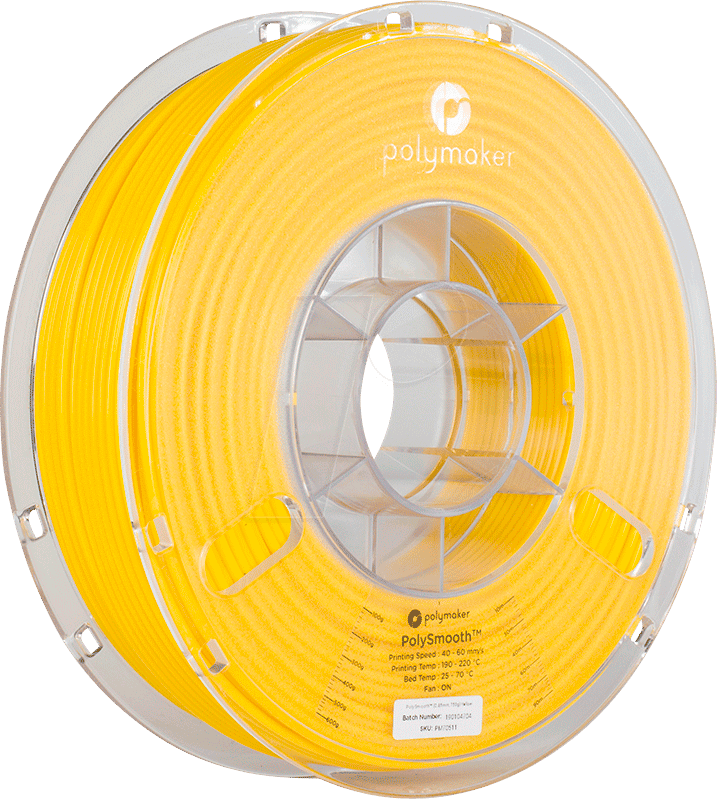 POLYMAKER 70511 - Filament - PolySmooth - gelb - 750 g