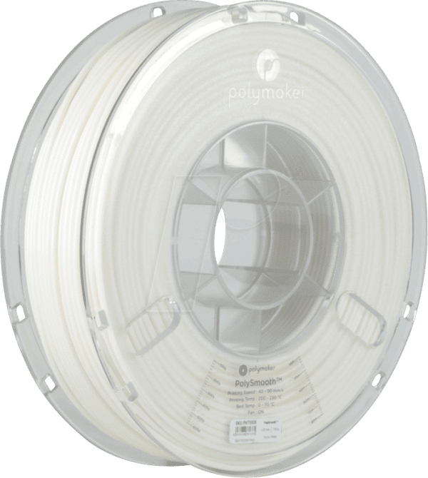POLYMAKER 70502 - Filament - PolySmooth - weiß - 750 g