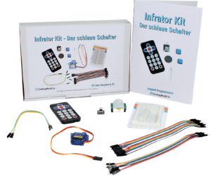 RASP JP IR - Raspberry Pi - Das Jugend Programmiert Infrarot Kit