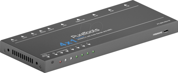 PURE SW-HD41E - 4x1 4K 18Gbps HDMI Umschalter mit TMDS Auto Sense und ARC