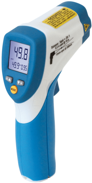 PEAKTECH 4980 - Infrarot-Thermometer mit Dual-Laserpointer