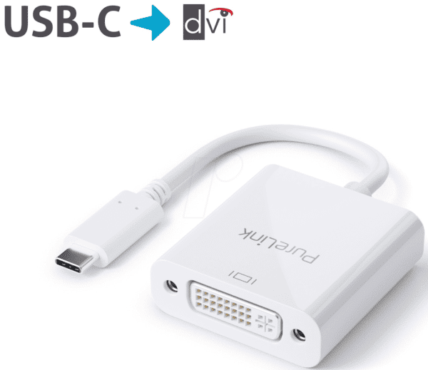 PURE IS190 - USB-C auf DVI Adapter - 1080p - iSerie 0