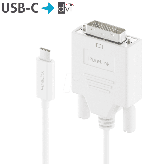 PURE IS2210-015 - Adapterkabel USB Type-C  > DVI