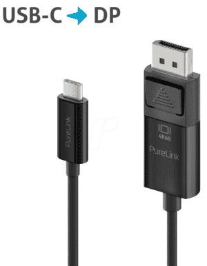 PURE IS2221-015 - Adapterkabel USB Type-C  > DP